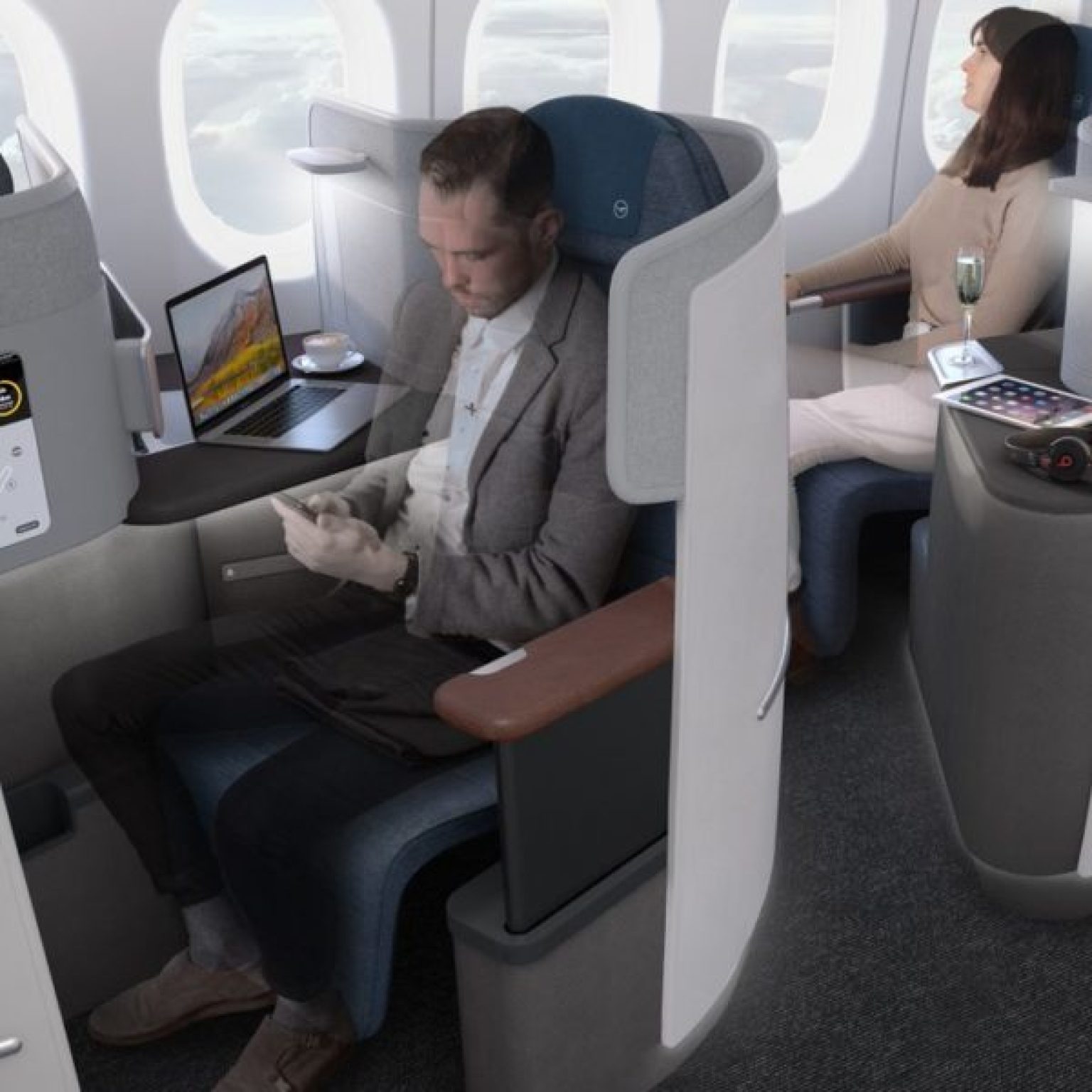 Lufthansa Gives Sneak Peek of New Business Class Seats Lufthansa Gives Sneak Peek of New Business Class Seats