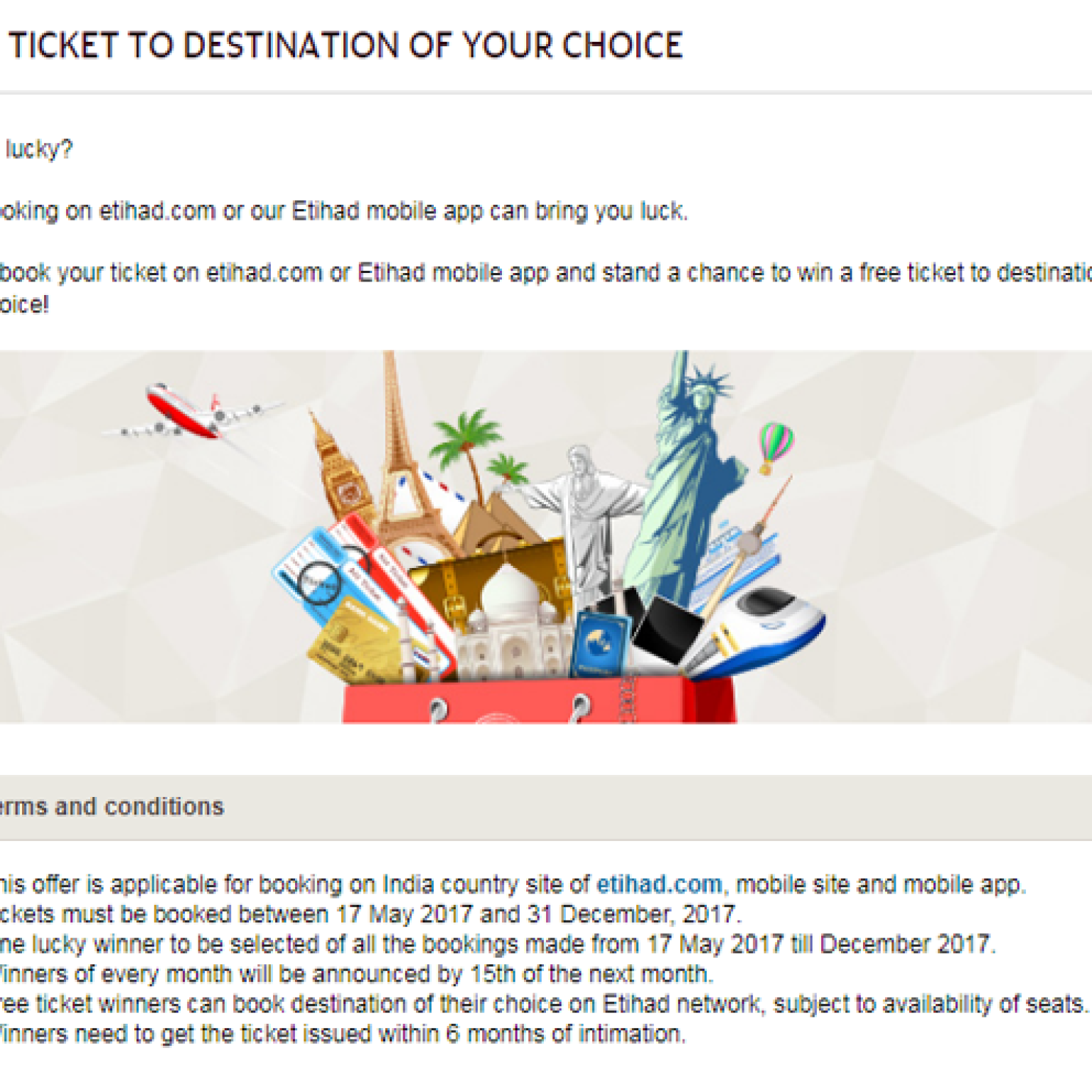 Feeling Lucky? Etihad Is Giving Away Free Flights