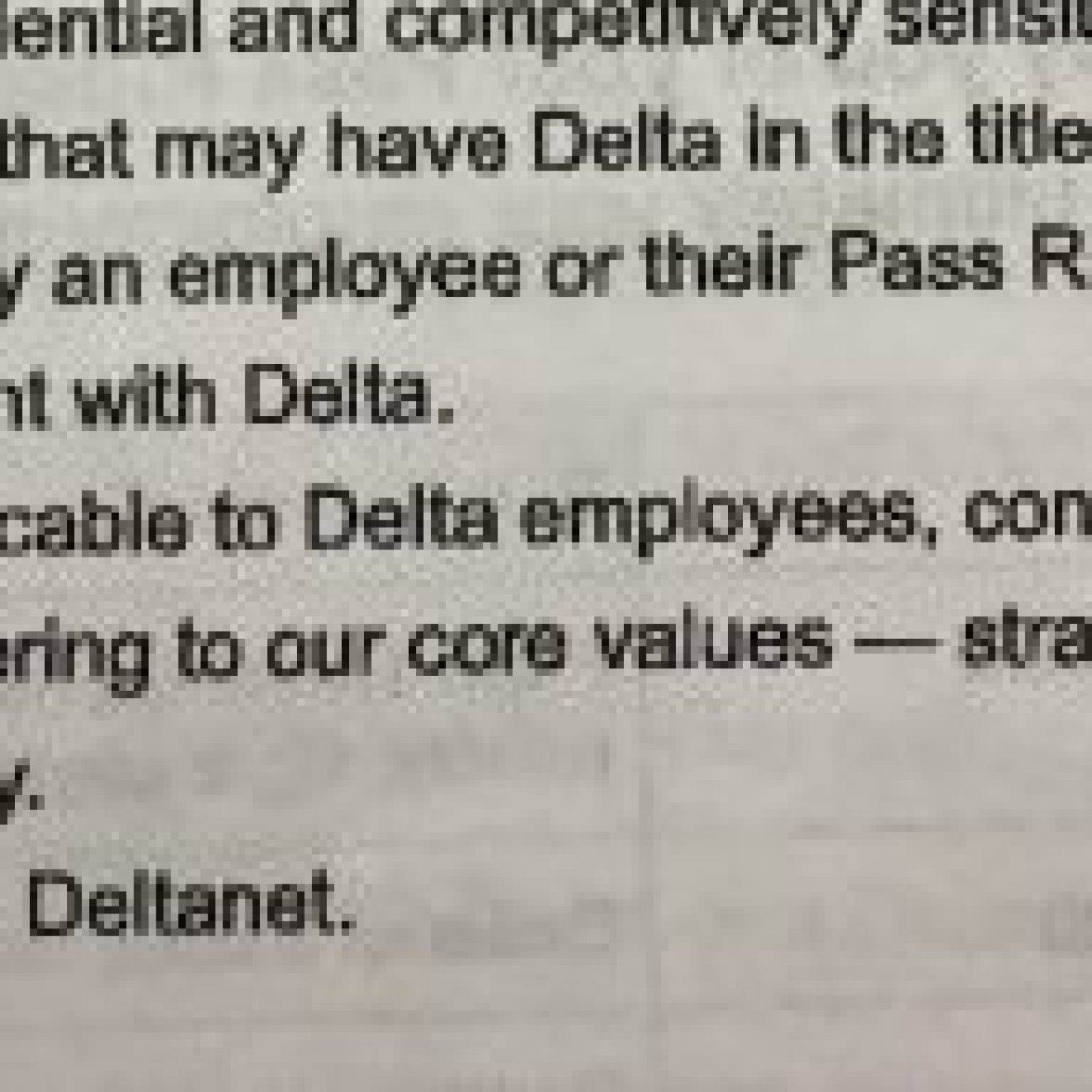 Delta Tightens Social Media Screws on Employees