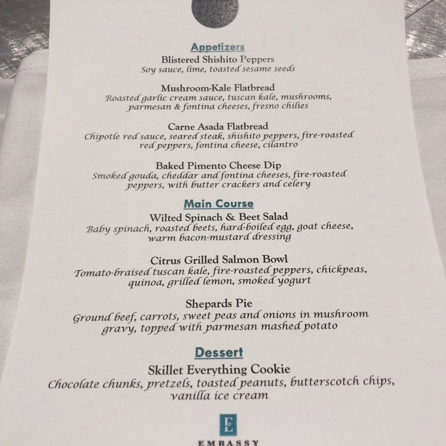 Tasting Embassy Suites’ E’terie