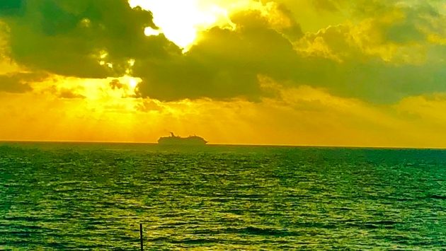 There’s nothing better than greeting the morning sunrise slow and easy with a rich cup of Mexican coffee on the terrace of an oceanfront one-bedroom master suite. (Photo by Noreen Kompanik)