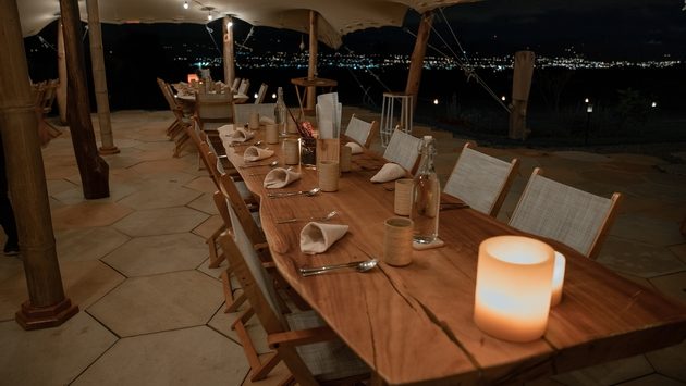 Kinkara's dining tent