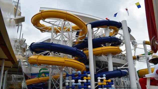 Symphony of the Seas' The Perfect Storm Waterslides