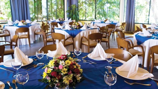 BlueBay Resort table set for a wedding BlueBay Resort table set for a wedding