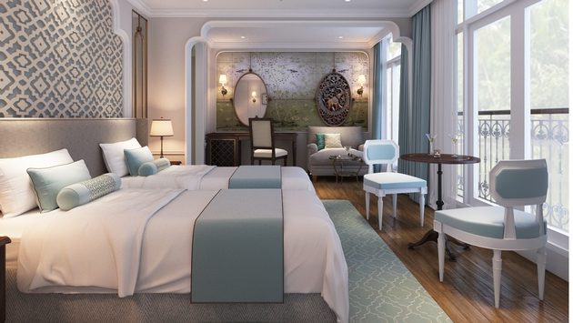 Suite onboard Uniworld's Mekong Jewel