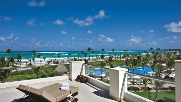 Balcony view of the beach at Hard Rock Hotel & Casino Punta Cana Balcony view of the beach at Hard Rock Hotel & Casino Punta Cana