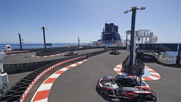 Go-Kart Race Track aboard Norwegian Joy, Norwegian Cruise Line