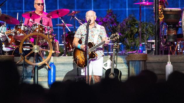 Jimmy Buffett performing at MGM Grand Garden Arena