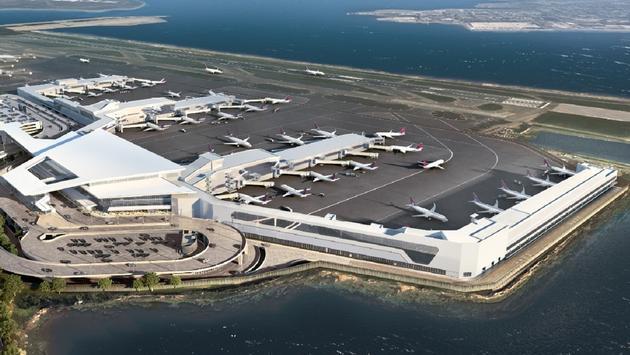 Rendering of Delta's new terminal at LaGuardia Airport Rendering of Delta's new terminal at LaGuardia Airport