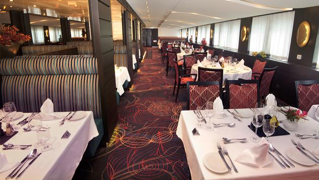 Main restaurant onboard the AmaMora