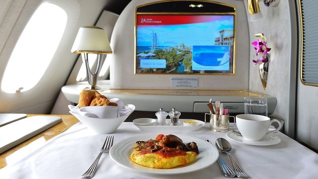 Emirates Airbus A380 interior Emirates Airbus A380 interior