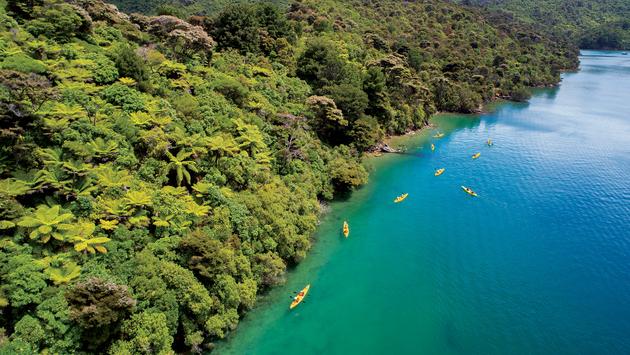 Kayaking in New Zealand