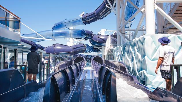 Aqua Park aboard the MSC Meraviglia.