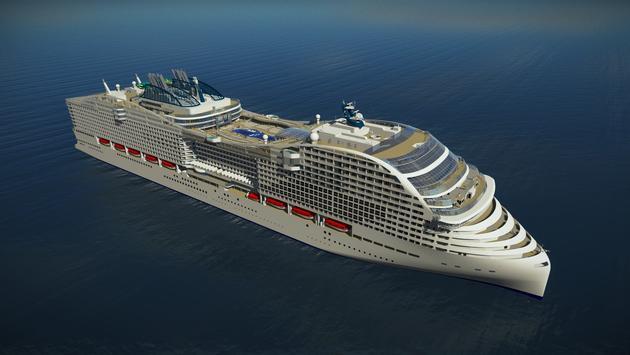 Rendering of the MSC Europa