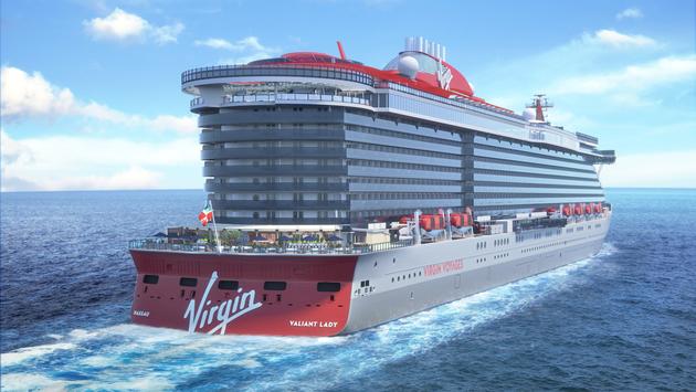 Rendering of Virgin Voyages' Valiant Lady