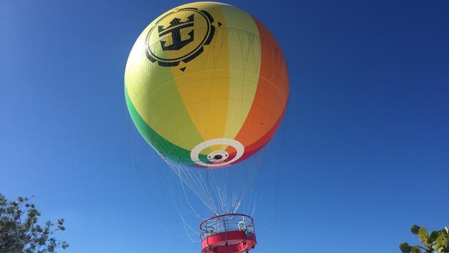 Up, Up and Away helium balloon at Perfect Day at CocoCay Up, Up and Away helium balloon at Perfect Day at CocoCay
