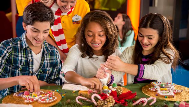 Decorating Gingerbread Men in the Oceaneer Club