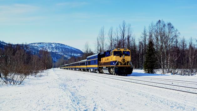 Alaska Railroad train