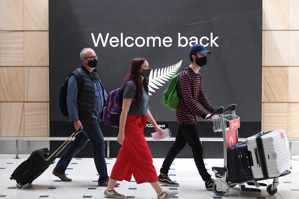 travel bubble aus NZ