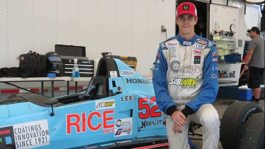 18 Year Old IndyCar Driver, Jackson Lee