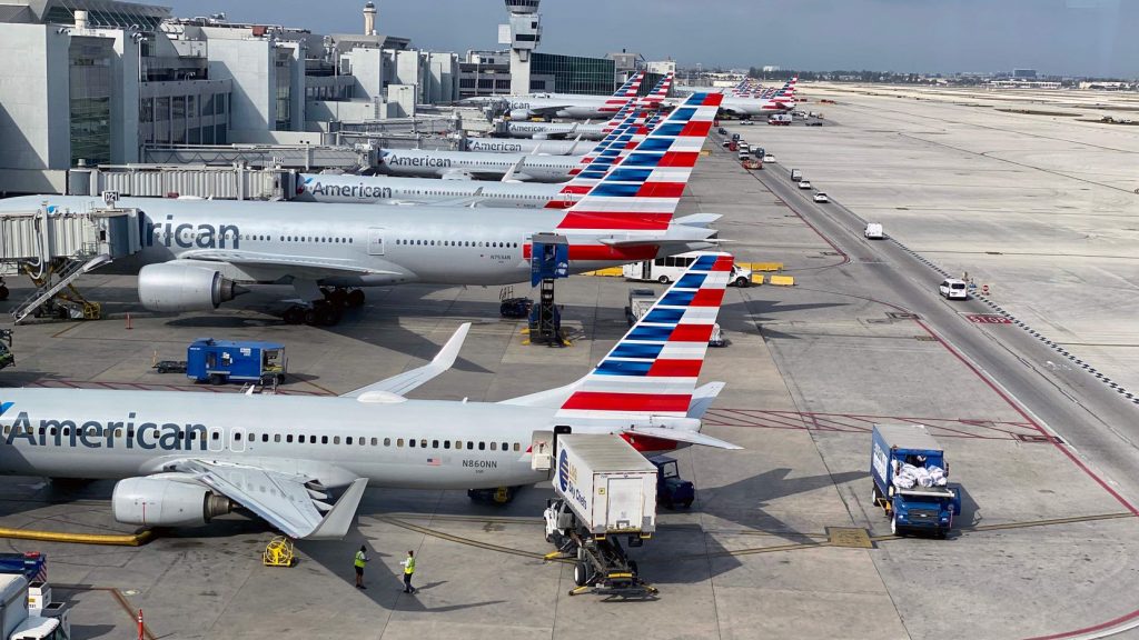 American Airlines August Revenue