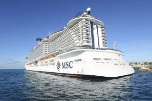 MSC cruise operating in North American ports