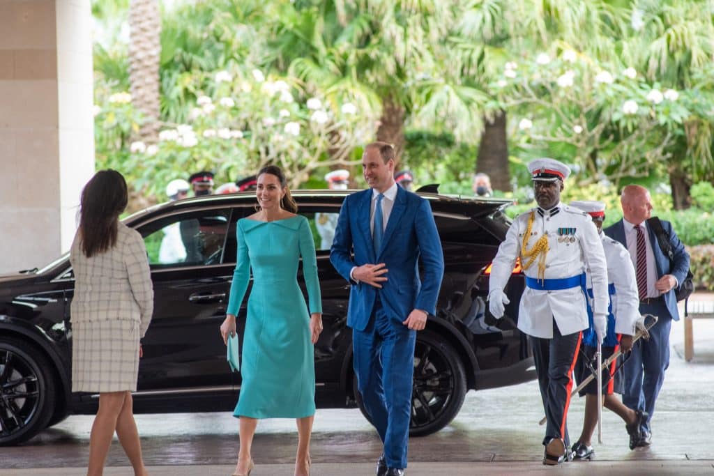 Prince William and Kate Middleton arrive at Atlantis Paradise Island