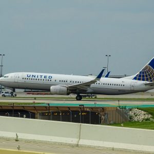 United airlines flight landed with a missing external panel